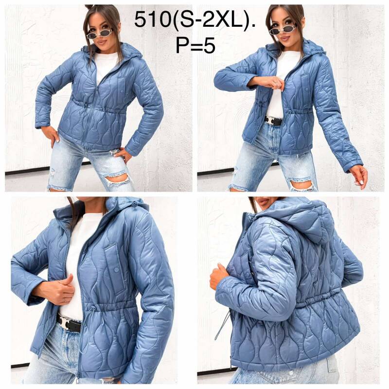 Kurtki damskie cienki Roz S-2XL ,1 Kolor Paczka 5 szt